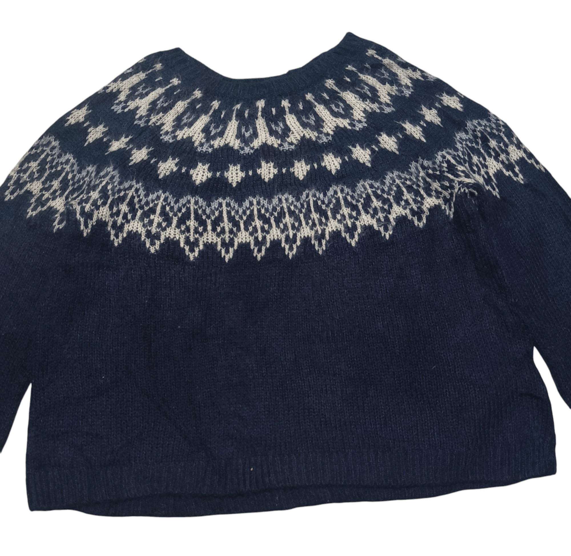 Old Navy OLD NAVY Women's Ethnic Striped Motifs Pattern Knit Sweater Size S / US 4 / IT 40 - 4 Thumbnail
