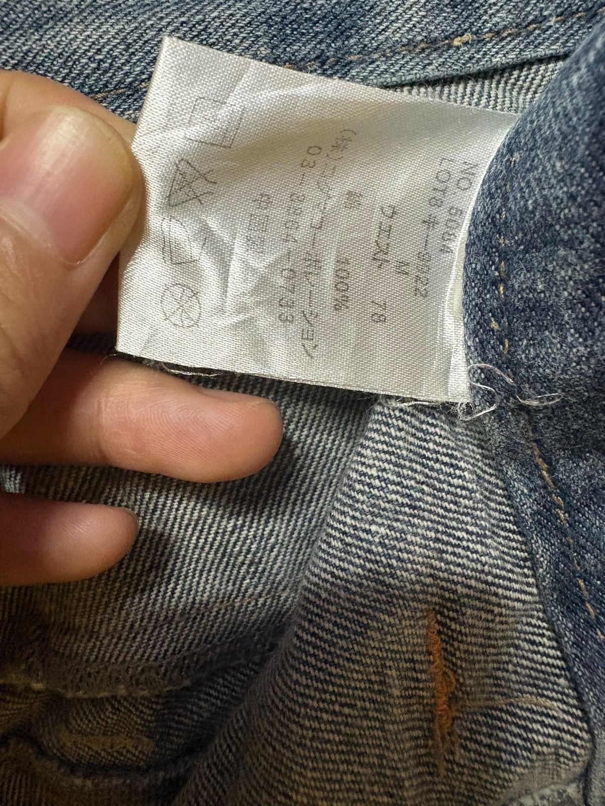 Japanese Brand Vintage Japanese Brand Double Waist Distressed Loose Jeans Size US 31 - 10 Thumbnail