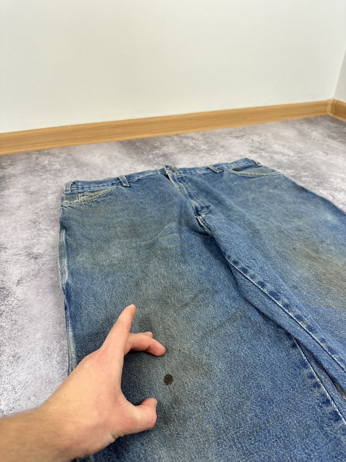Dickies Vintage Dickies USA Trashed Cargo Carpenter Opium Work Pants Size US 38 / EU 54 - 10 Thumbnail