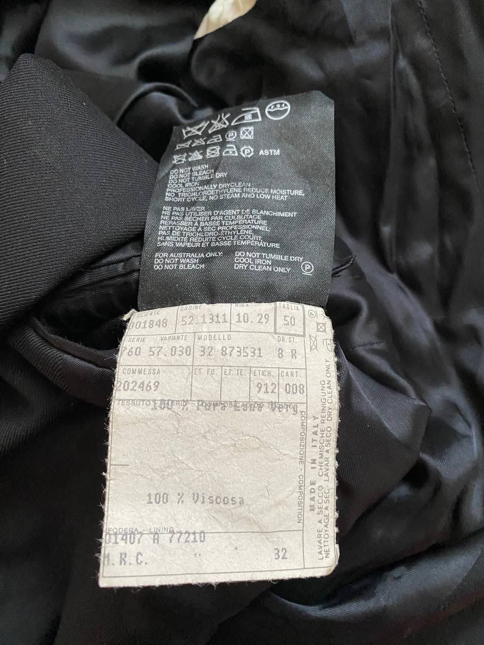 Prada 🖤 PRADA Milano Wool Blazer Suit Jacket Archiv Size 50R - 9 Thumbnail