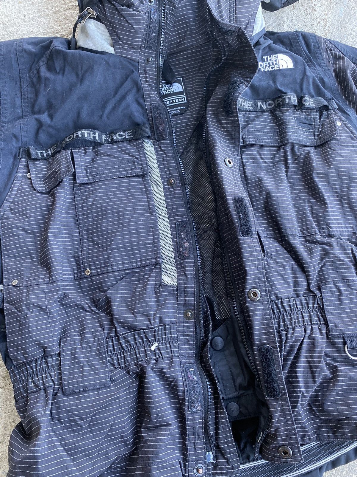 The North Face × Vintage Vintage Y2K The North Face Steep Tech Jacket Black S Size US S / EU 44-46 / 1 - 6 Thumbnail