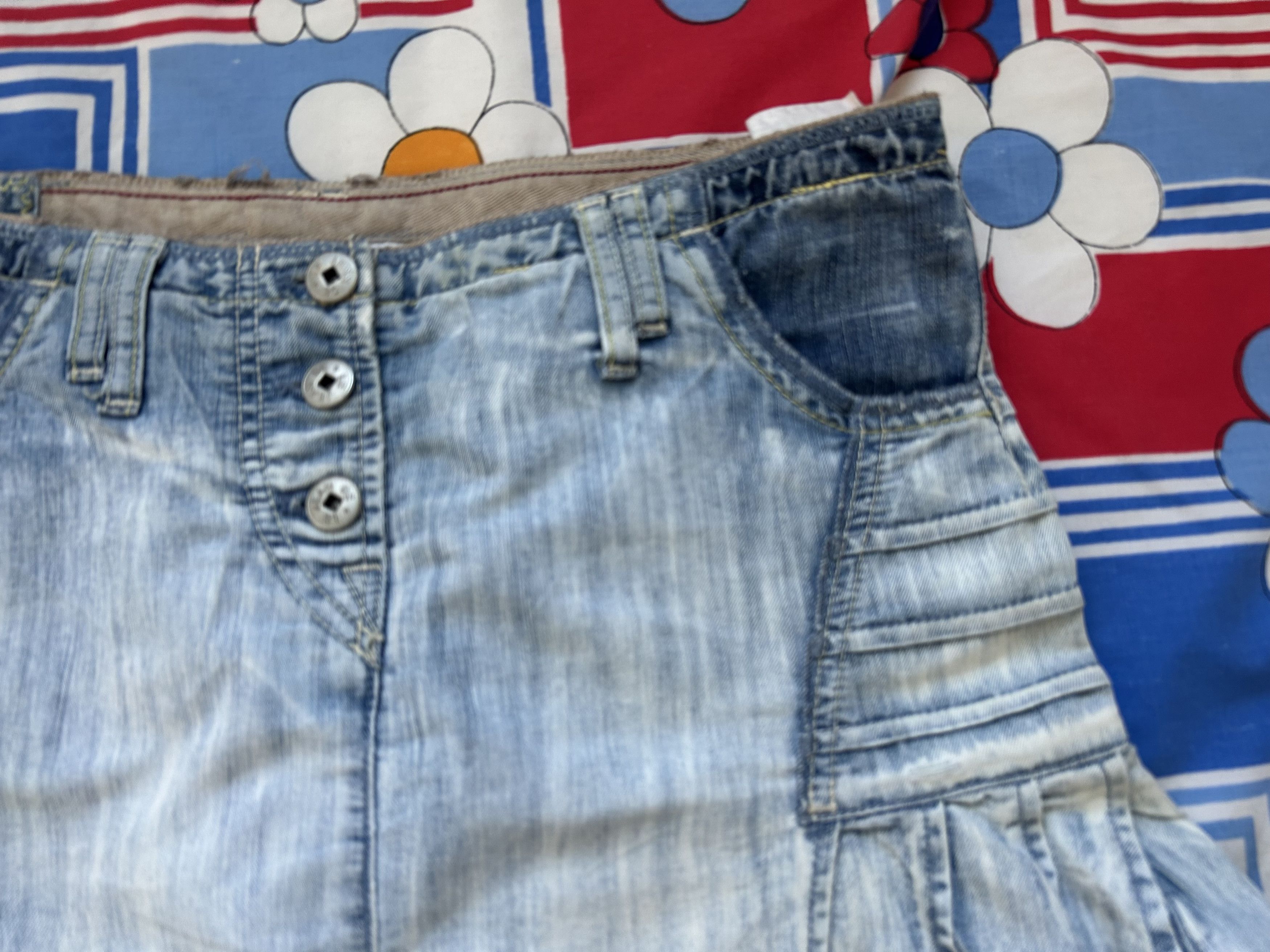 Marithe + Francois Girbaud Marithé + François Girbaud blue denim skirt Size 26" / US 2 / IT 38 - 5 Thumbnail