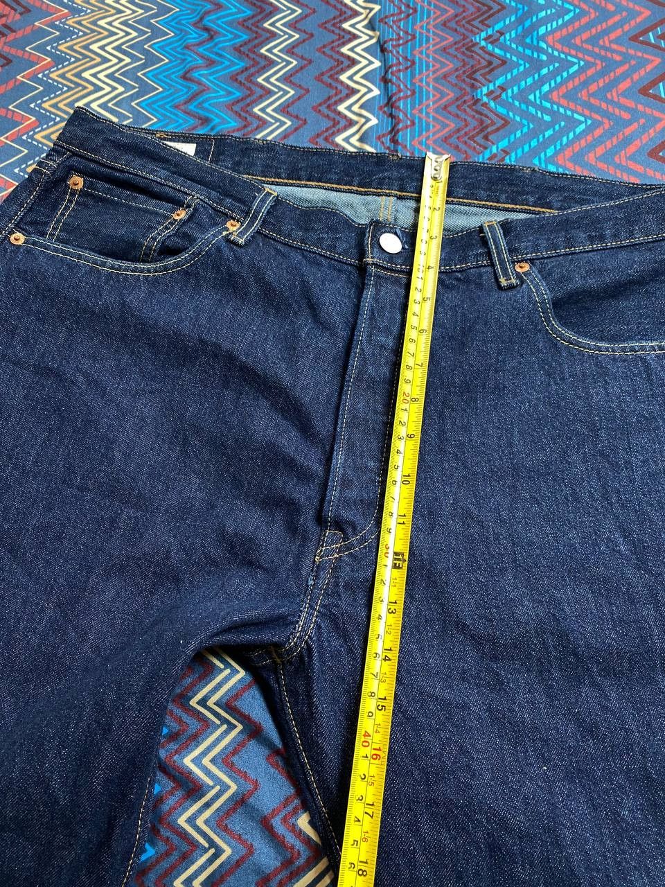Levi's vintage blue jeans Levi's 501 crazy Y2K w38 streetwear Size US 38 / EU 54 - 12 Thumbnail