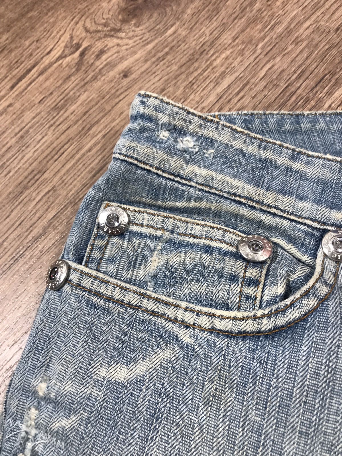 Iceberg × Vintage Iceberg Vintage Flared Denim Pants Jeans Size 31" - 9 Thumbnail