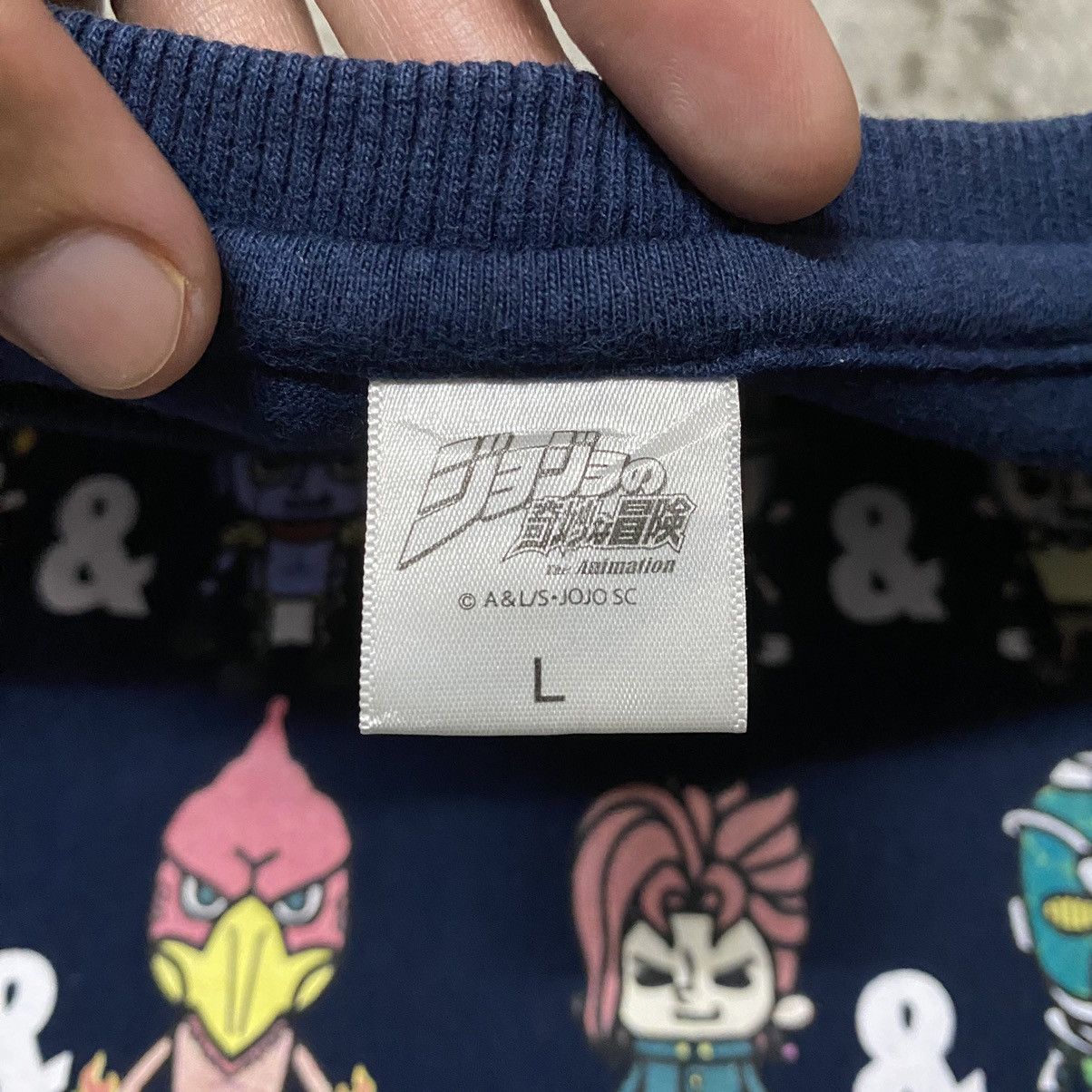 Anime JoJo’s Bizarre Adventure Chibi All Character Anime T Shirt Size US L / EU 52-54 / 3 - 3 Thumbnail