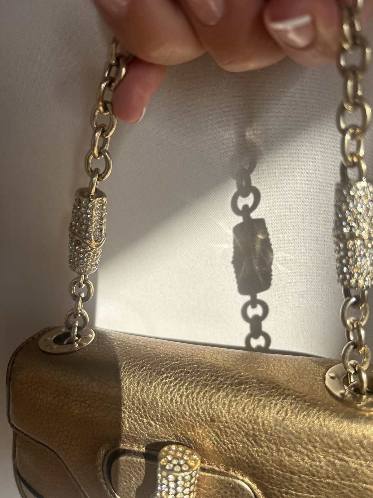 Gucci Vintage bronze pursewiyh swarovskichsin Size ONE SIZE - 10 Thumbnail