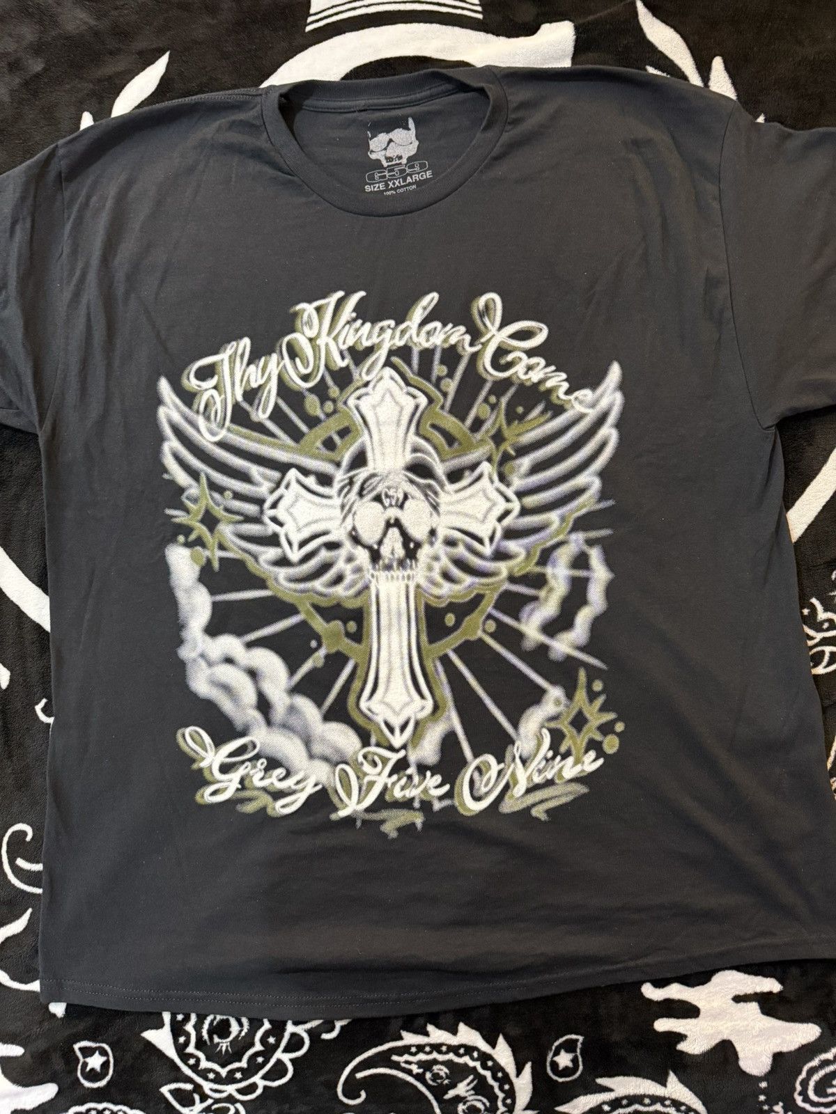 G59 Records GreyDay 2025 Black Cross Kingdom Size US XXL / EU 58 / 5 - 1 Thumbnail