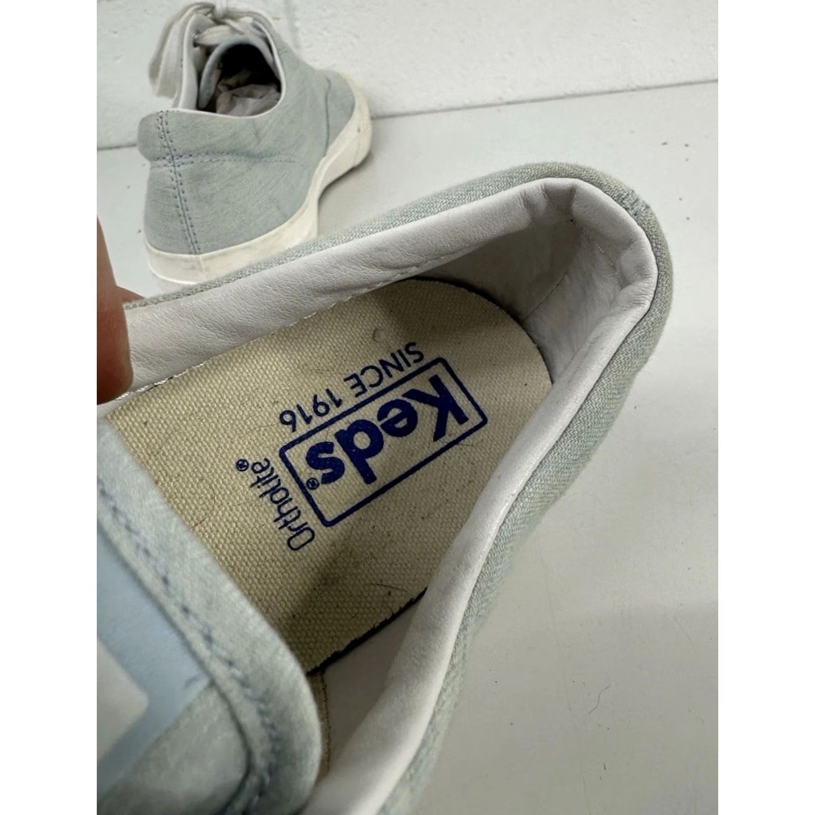 Keds Keds Champion Canvas Lace Up Sneaker Light Blue Denim / Women’s Size 7 Size US 7 / IT 37 - 7 Thumbnail