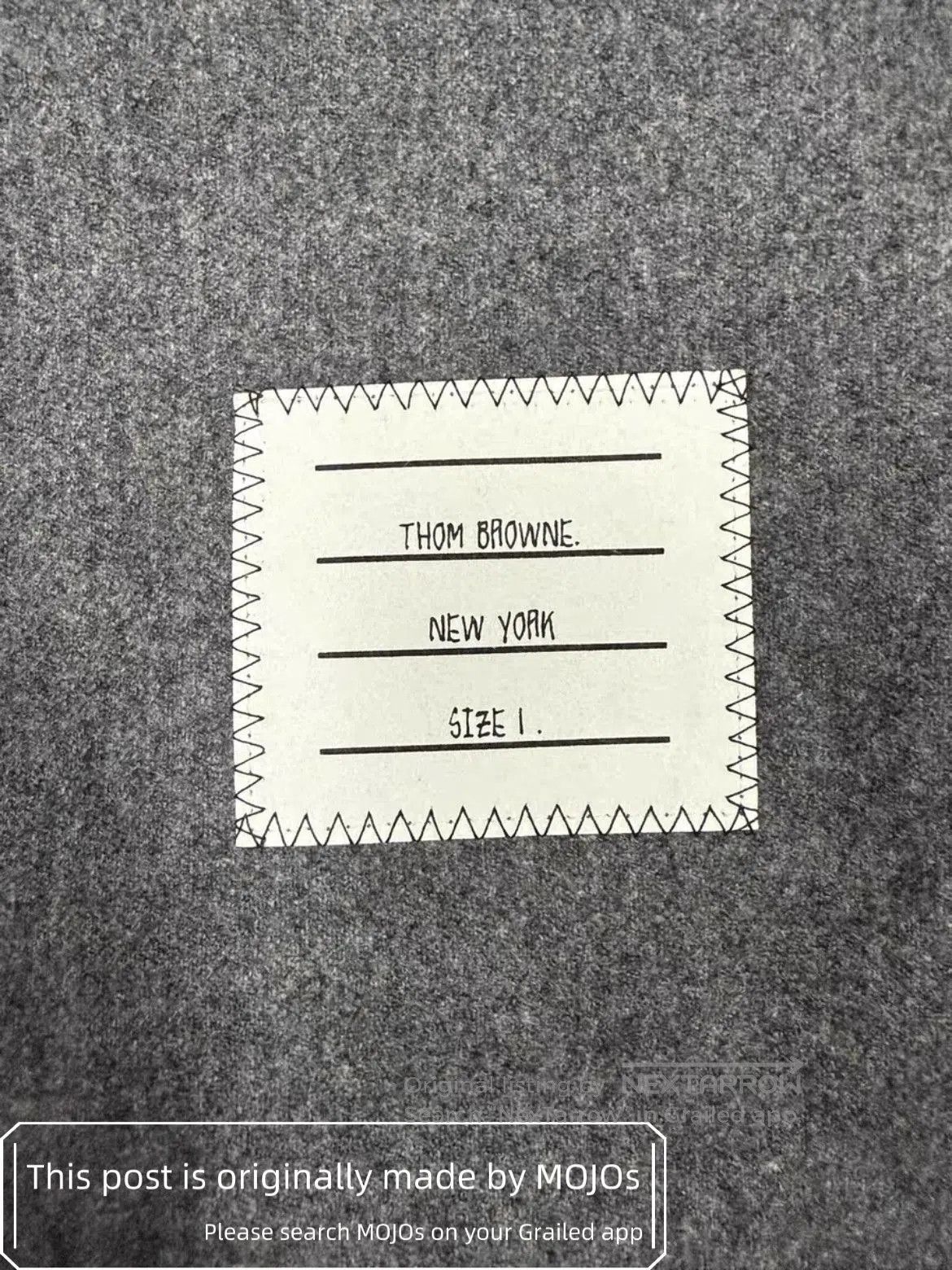 Thom Browne Sz 1 Thom Browne Four Dark Gray Stripe Shirt Jacket. Size US S / EU 44-46 / 1 - 4 Thumbnail