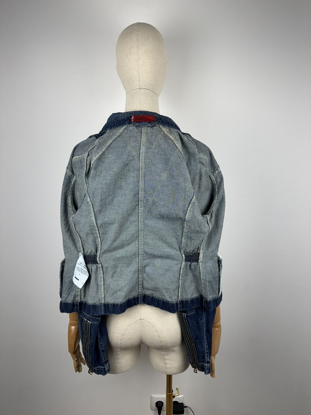 Japanese Brand × Vintage Vintage Levi’s Distressed Japanese Denim Cropped Jacket Size M / US 6-8 / IT 42-44 - 6 Thumbnail