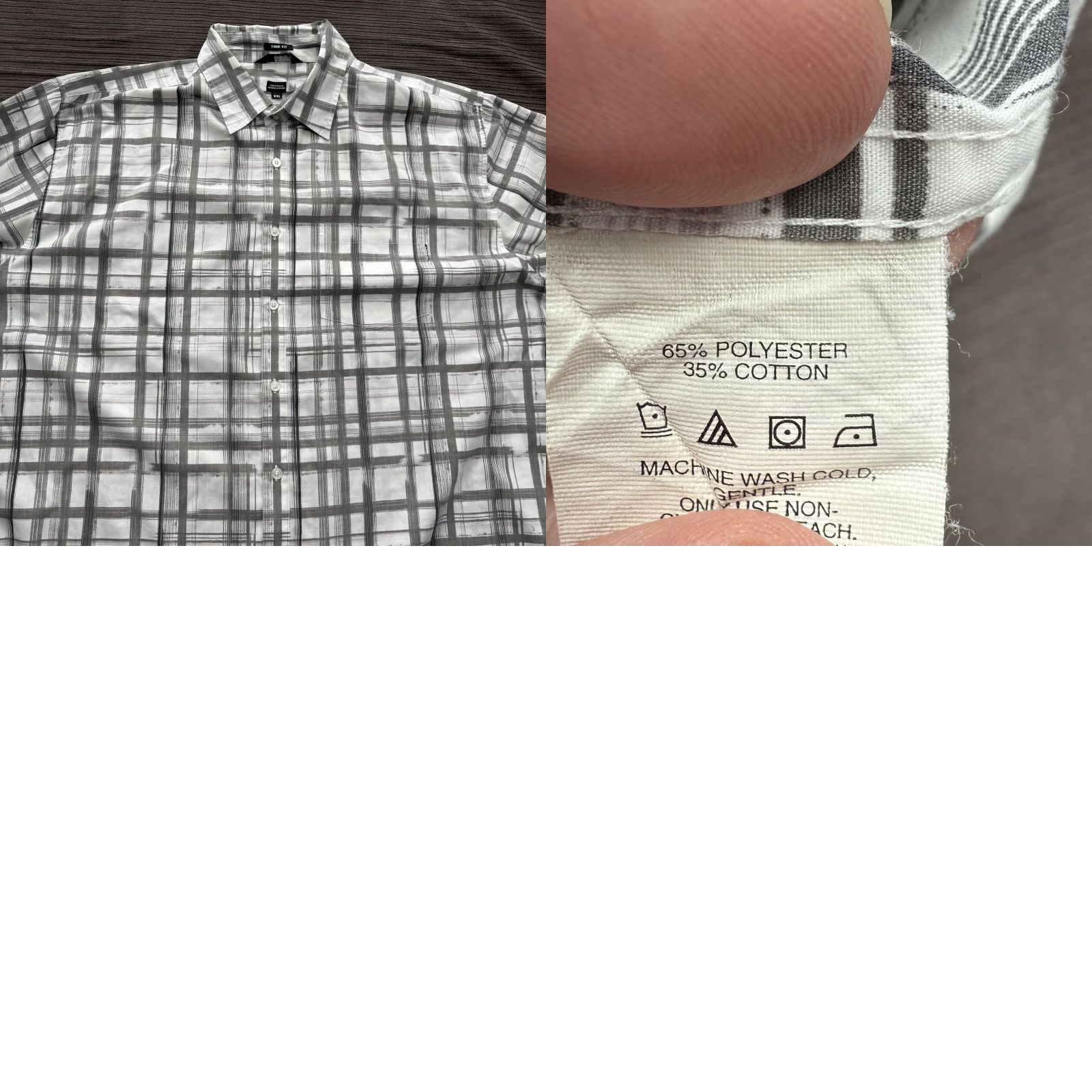 Oakley VINTAGE? No - Oakley Shirt Mens 2XL Gray Plaid True Fit Long Sleeve Button Up Casual XXL Size US XXL / EU 58 / 5 - 8 Thumbnail