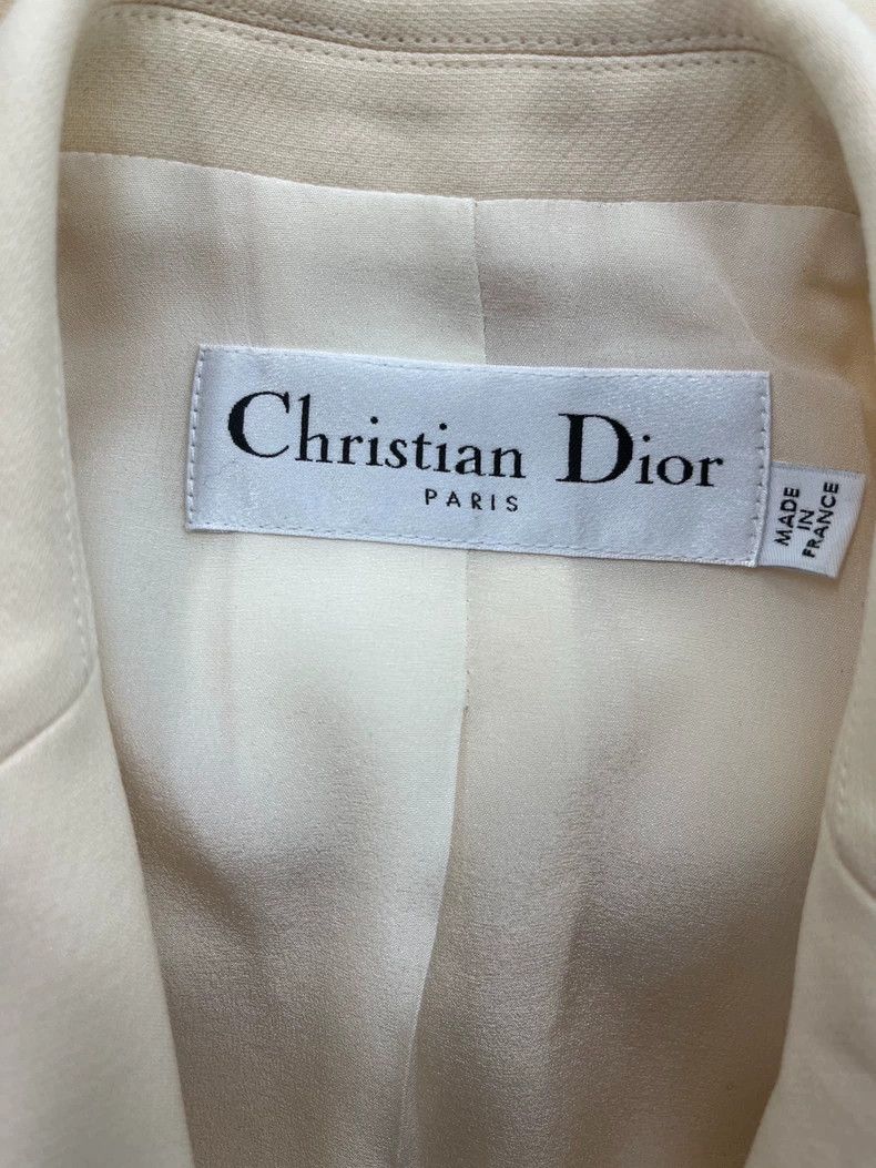 Dior Dior White lacing silk suit Size XS / US 0-2 / IT 36-38 - 3 Thumbnail