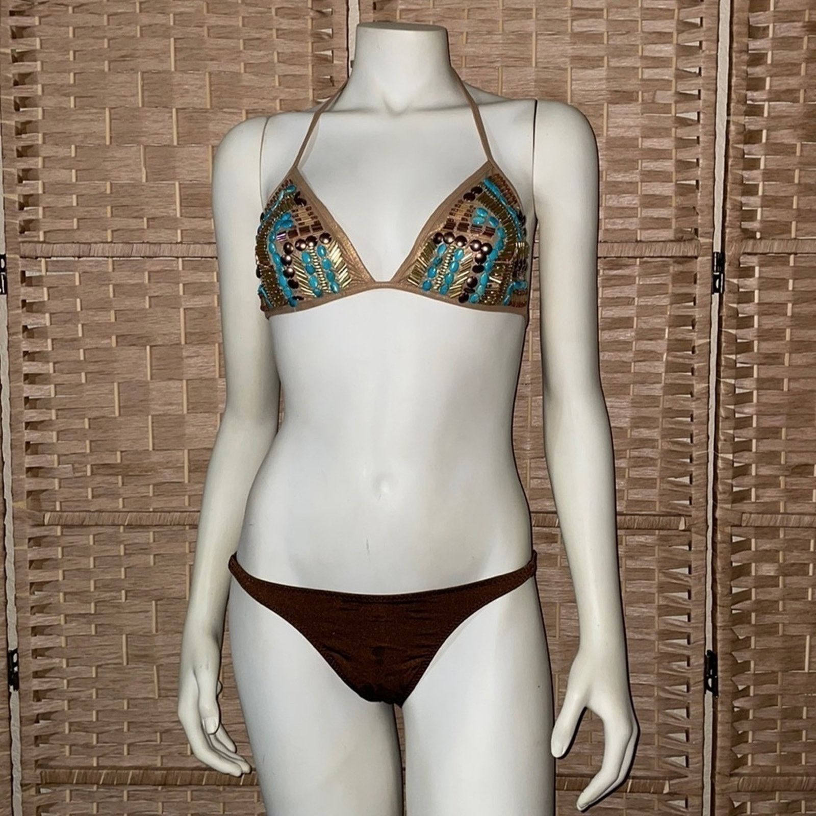 & Other Stories Beach Bunny Bikini Bottom Chocolate Brown NEW Size L / US 10 / IT 46 - 4 Thumbnail