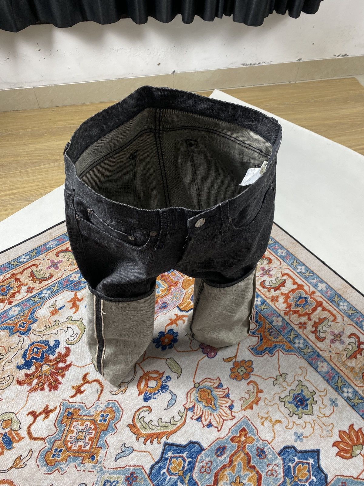 Helmut Lang Helmut lang new york selvedge straight jeans pants Size US 30 / EU 46 - 1 Thumbnail