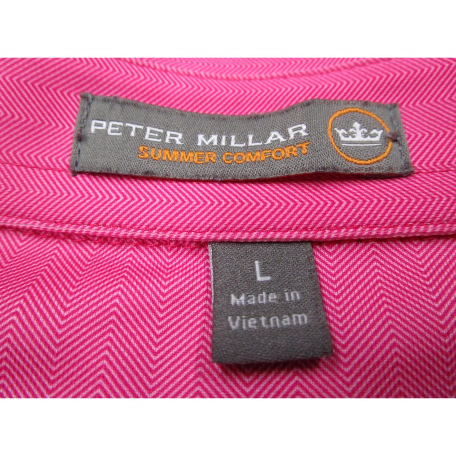Peter Millar Peter Millar Summer Comfort Polo Mens Large Pink Pelican Hill Golf Size US L / EU 52-54 / 3 - 2 Thumbnail