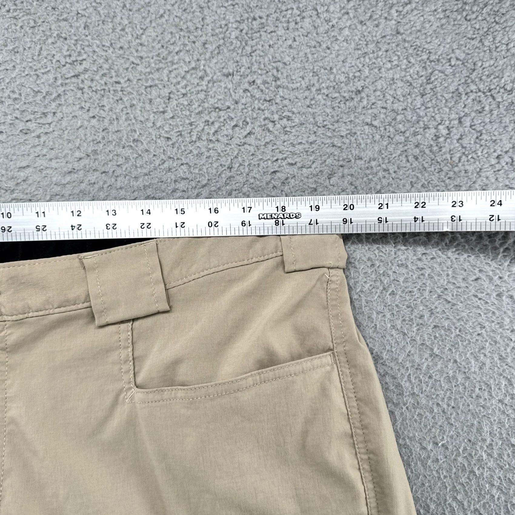 Vintage Duluth Cargo Pants Mens Nylon Beige XLx30 Outdoor Workwear Pockets Brown Canvas Zip Straight Relaxed 30 In Inseam 30 Size US 32 / EU 48 - 5 Thumbnail