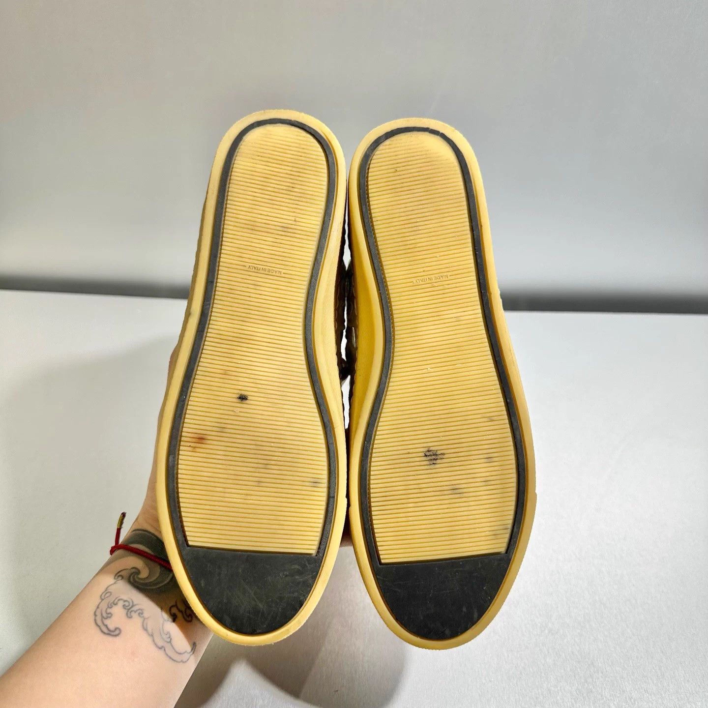Chanel Chanel Fabric Cut-out High-Top Sneakers - Size 38 Size US 7 / IT 37 - 7 Thumbnail