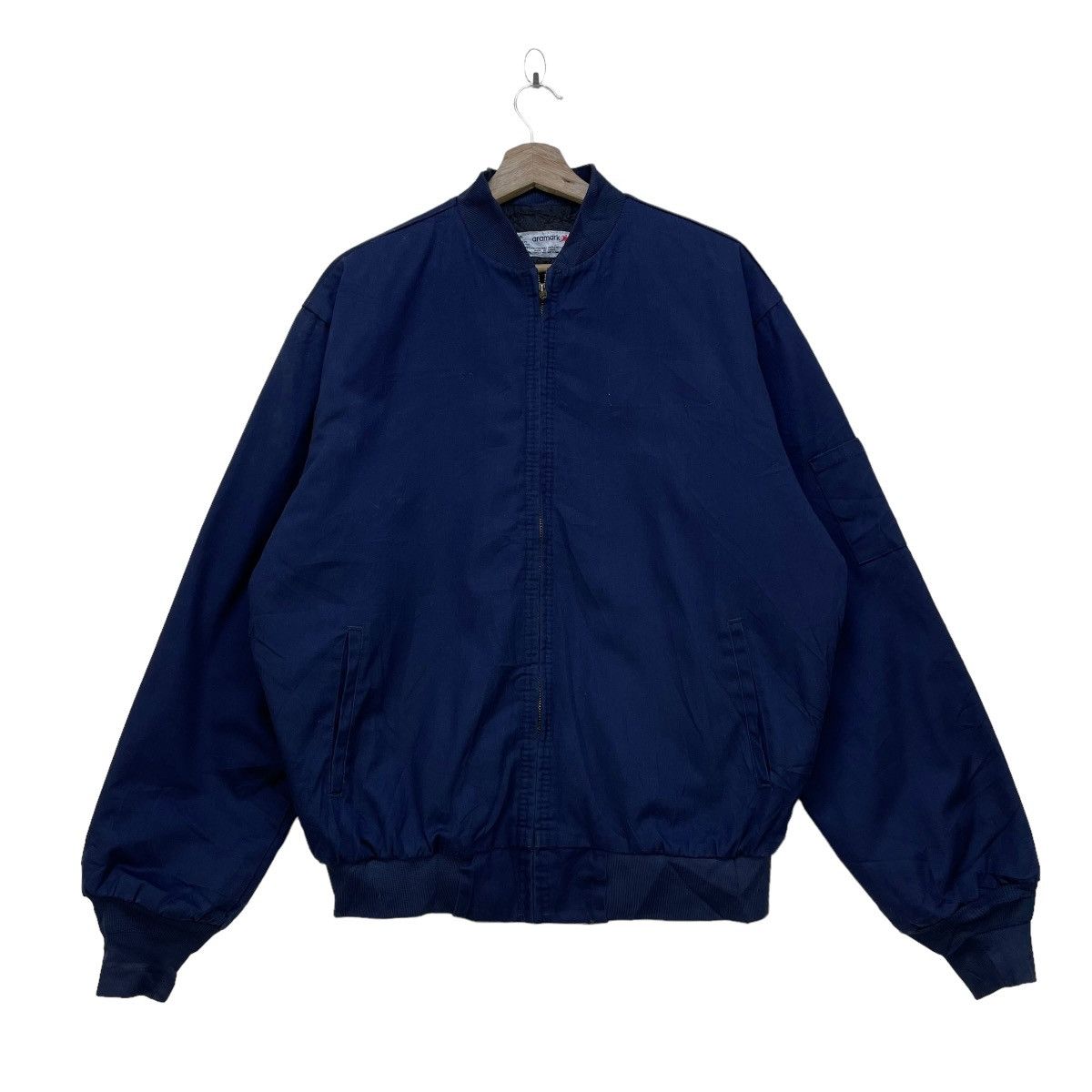 image of Military x USN Awesome Vintage Navy Jacket in Blue/Navy, Men's (Size Medium)