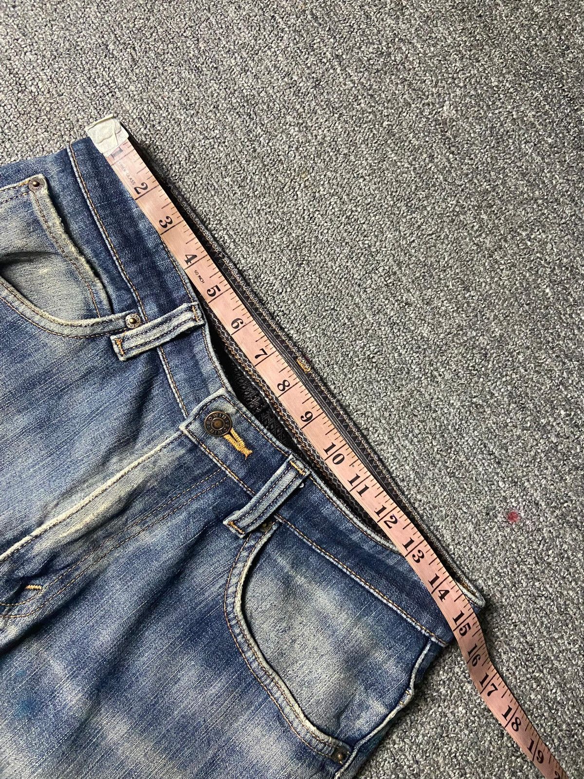 Edwin Edwin 503 Wild Fire Distressed Jeans (138) Size US 30 / EU 46 - 10 Thumbnail