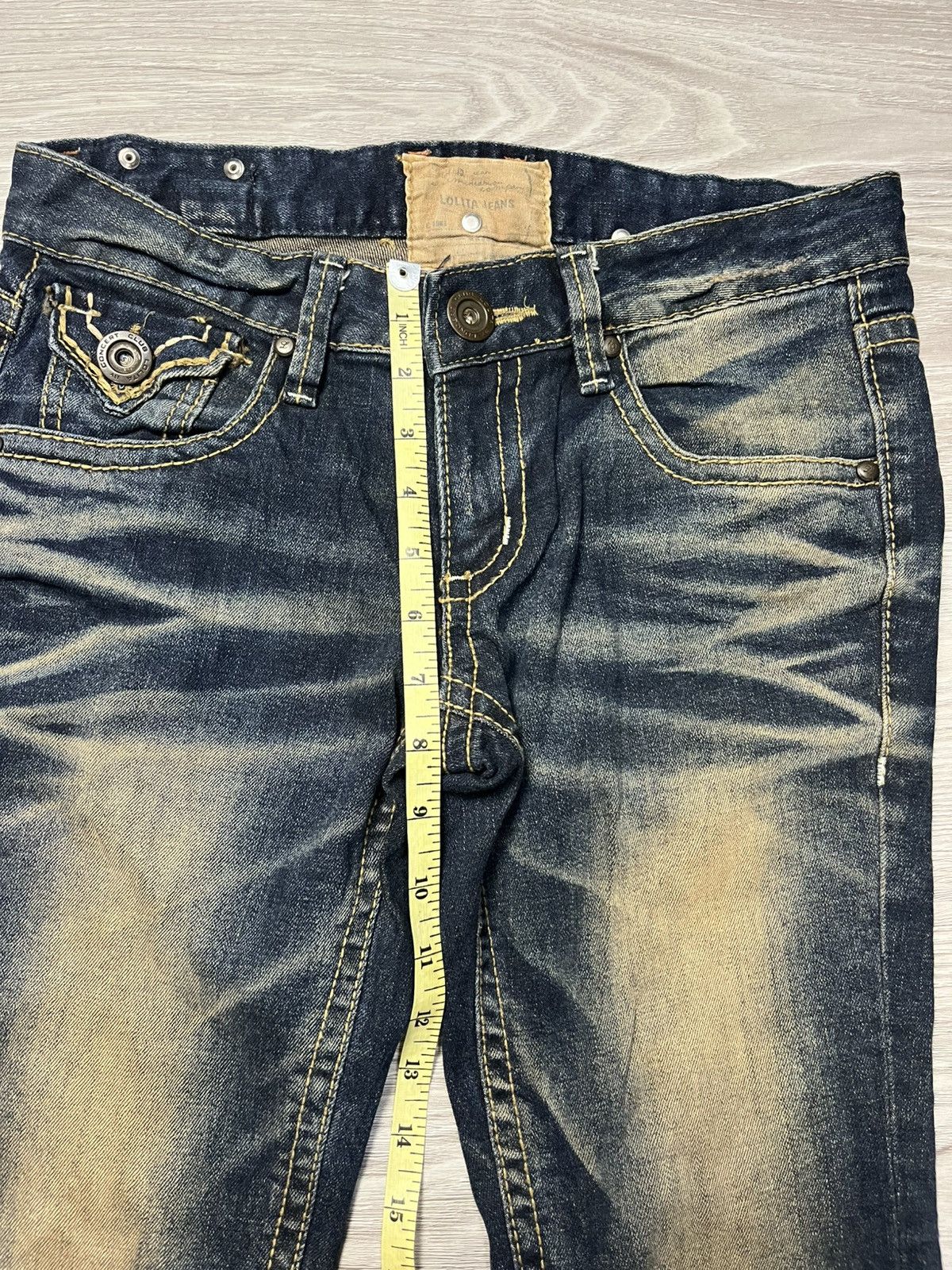 Hysteric Glamour Y2k Lolita ifsixwasnine Faded Flare Jeans Size 30" / US 8 / IT 44 - 9 Thumbnail