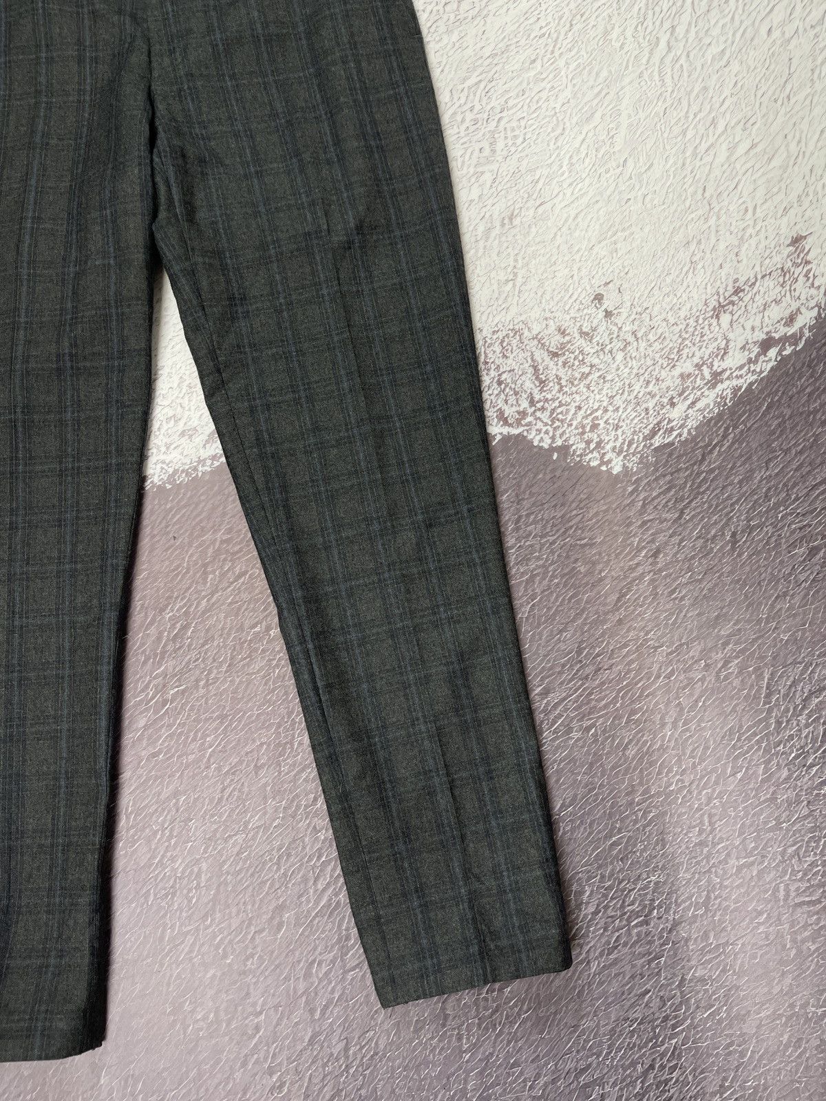 Suitsupply Suitsupply Lazio wool checkered grey pants trousers Size 40R - 5 Thumbnail