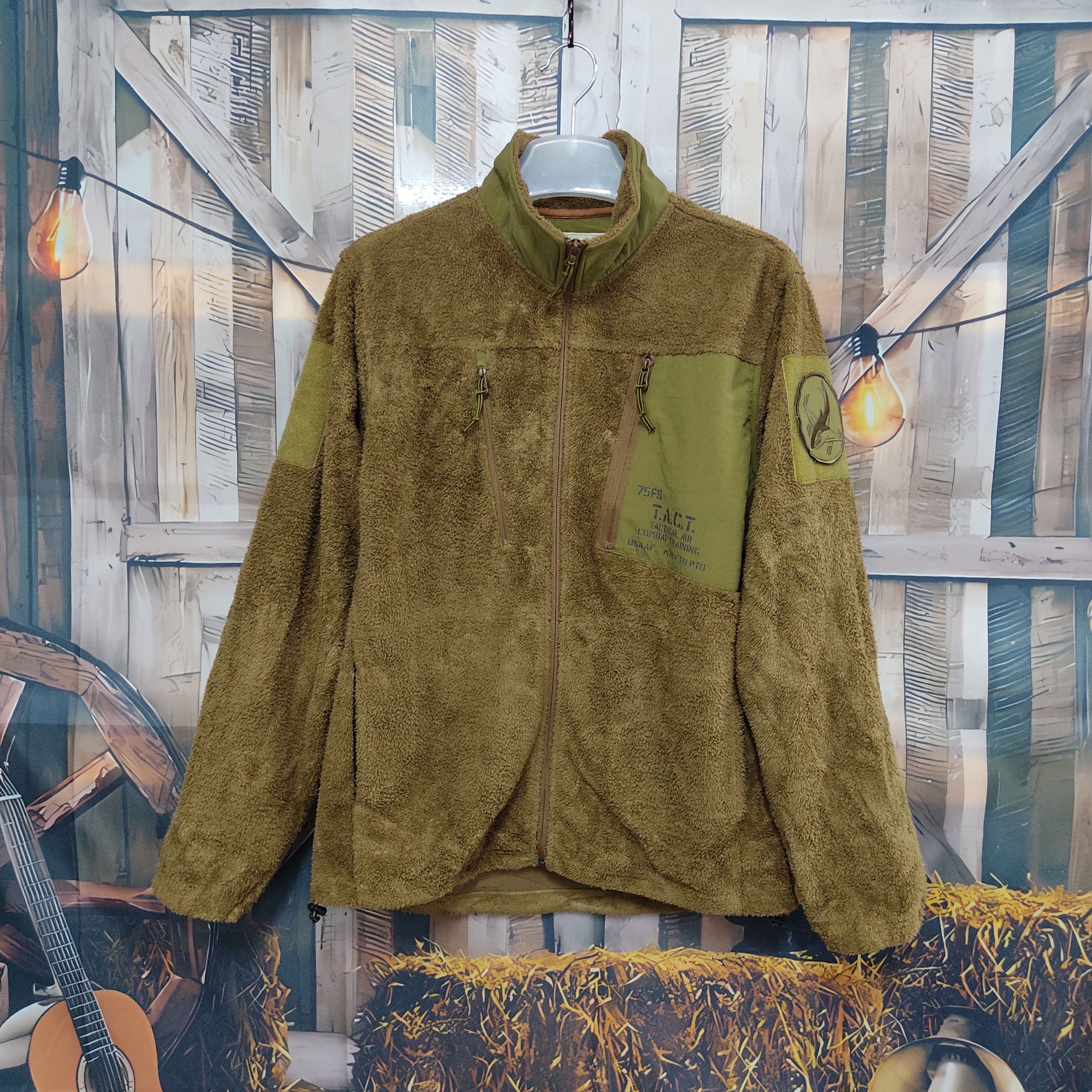 Avirex AVIREX 75fs T.A.C.T USAAF Sherpa Fleece Jacket Size US L / EU 52-54 / 3 - 1 Thumbnail