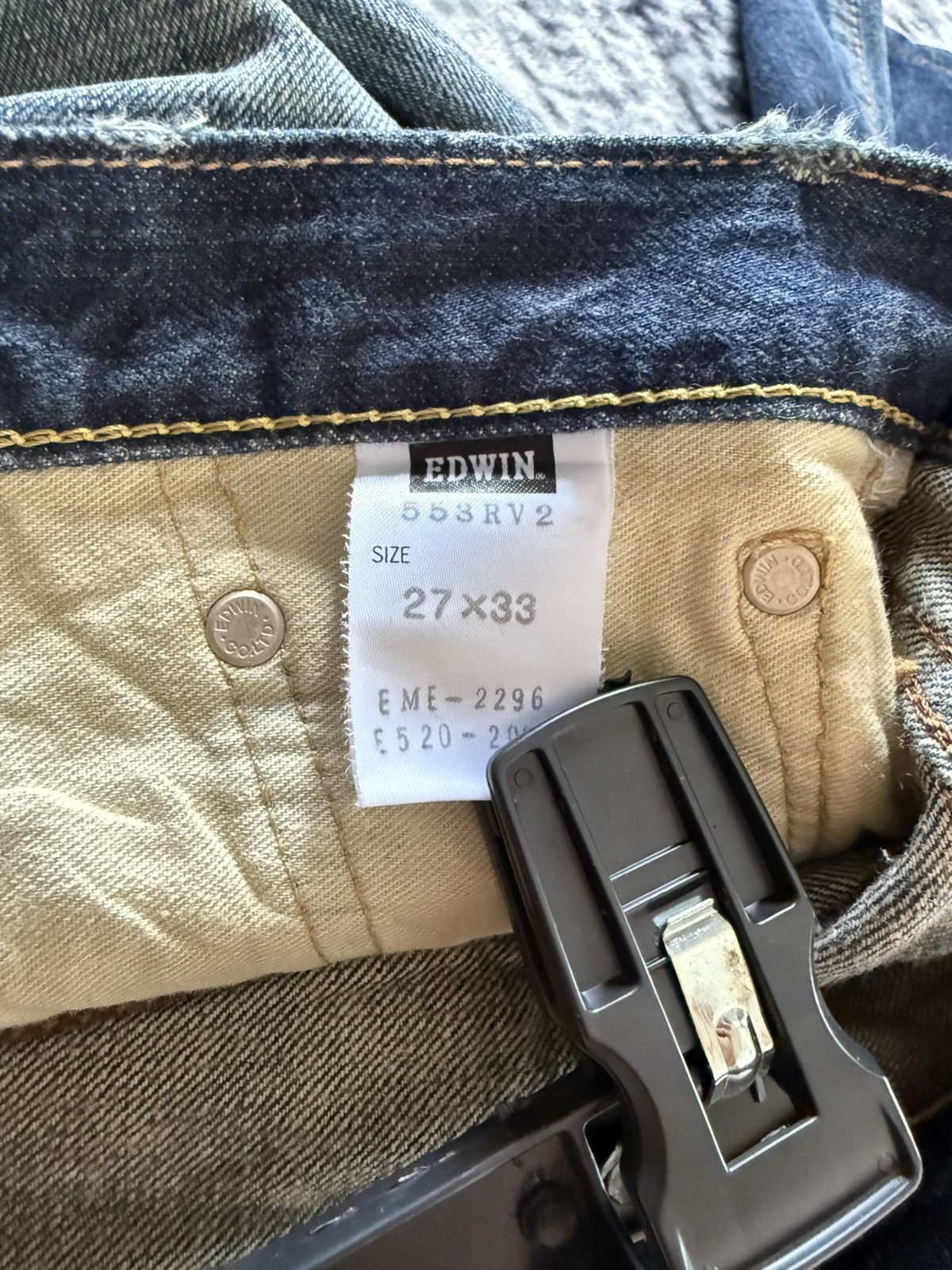 Edwin Edwin Fuga Style 503 Patina Fade Wash Whiskers Jeans Size US 28 / EU 44 - 21 Thumbnail