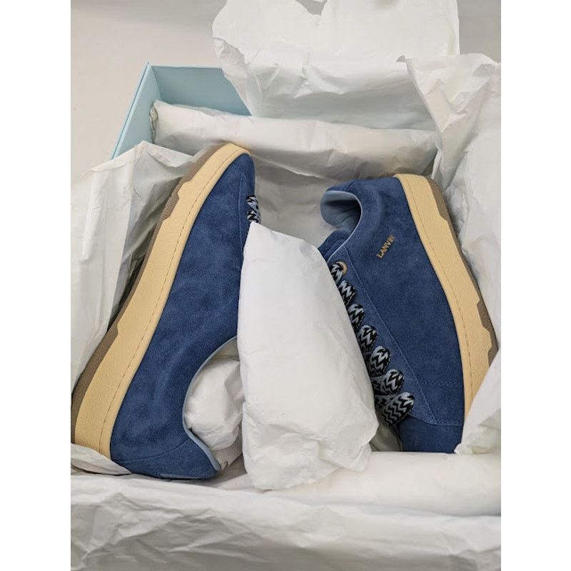 Lanvin o1rshd1 Curb Lite Low-Top Sneakers in Cornflower Size US 11 / EU 44 - 23 Thumbnail