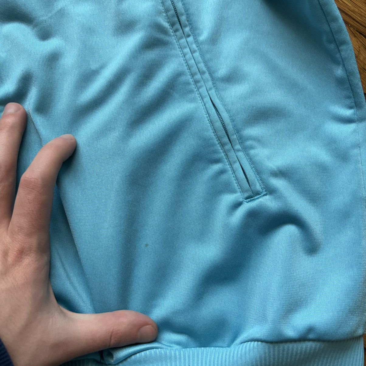 Adidas Vintage 00’s Y2K Adidas Track Jacket Light blue Size US L / EU 52-54 / 3 - 7 Thumbnail