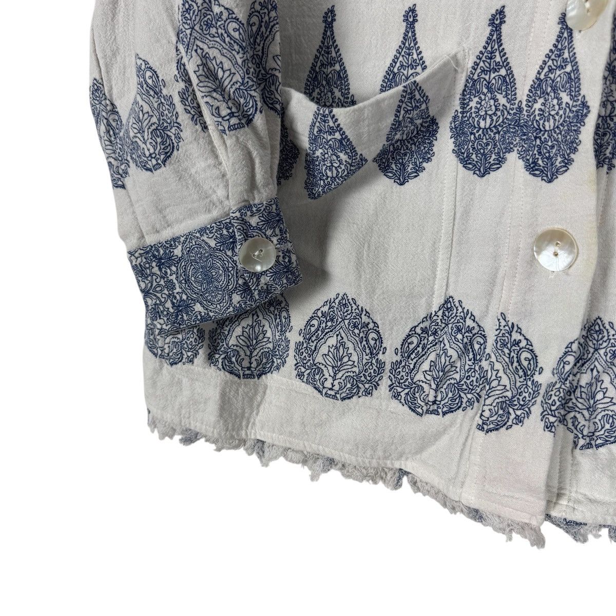 Zara 🌟ZARA PAISLEY BUTTON JACKET Size M / US 6-8 / IT 42-44 - 7 Thumbnail