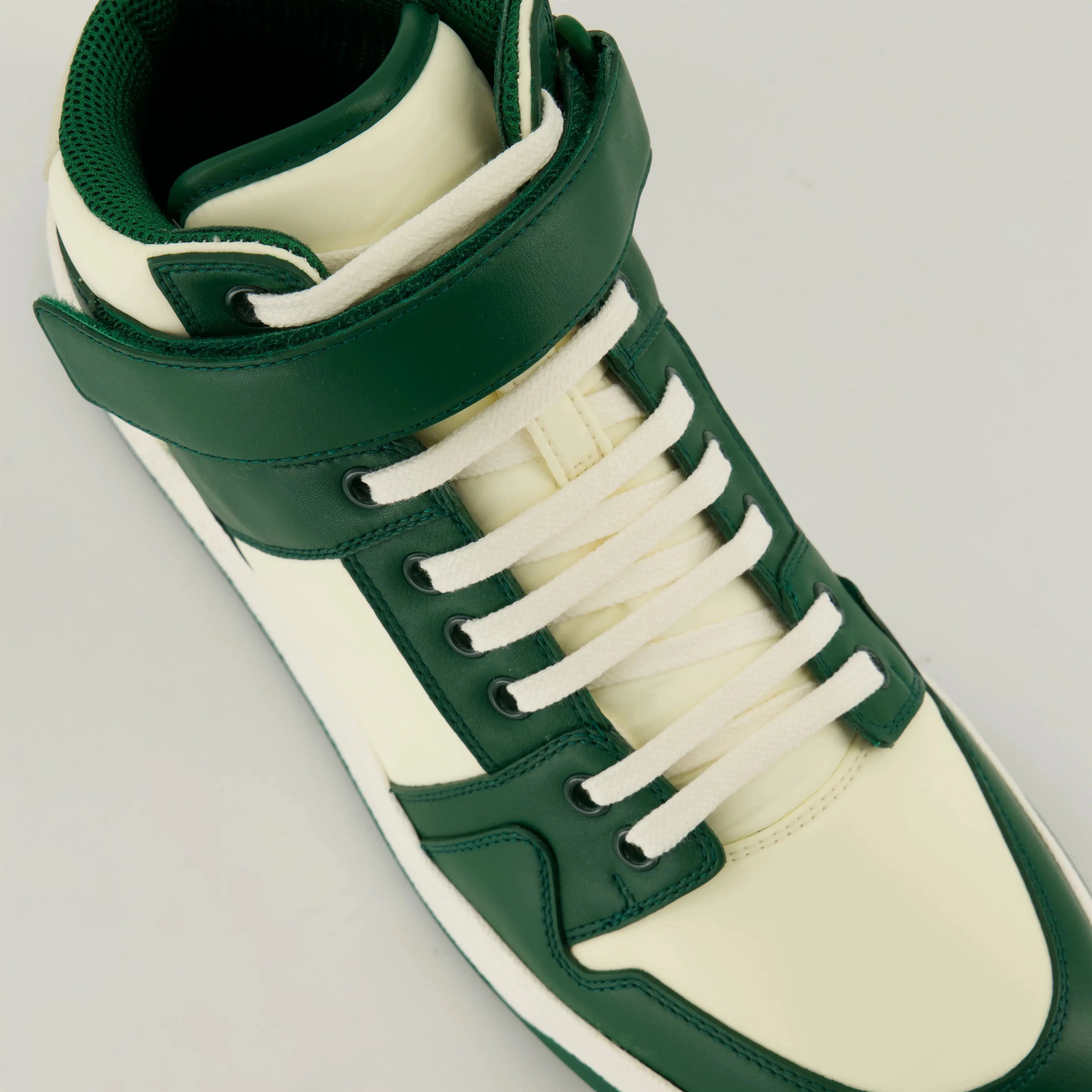 Saint Laurent Paris o1s1wg110126 805227 Lax 00 Sne Gr Ge Sneakers Green & White Size US 7 / EU 40 - 5 Thumbnail