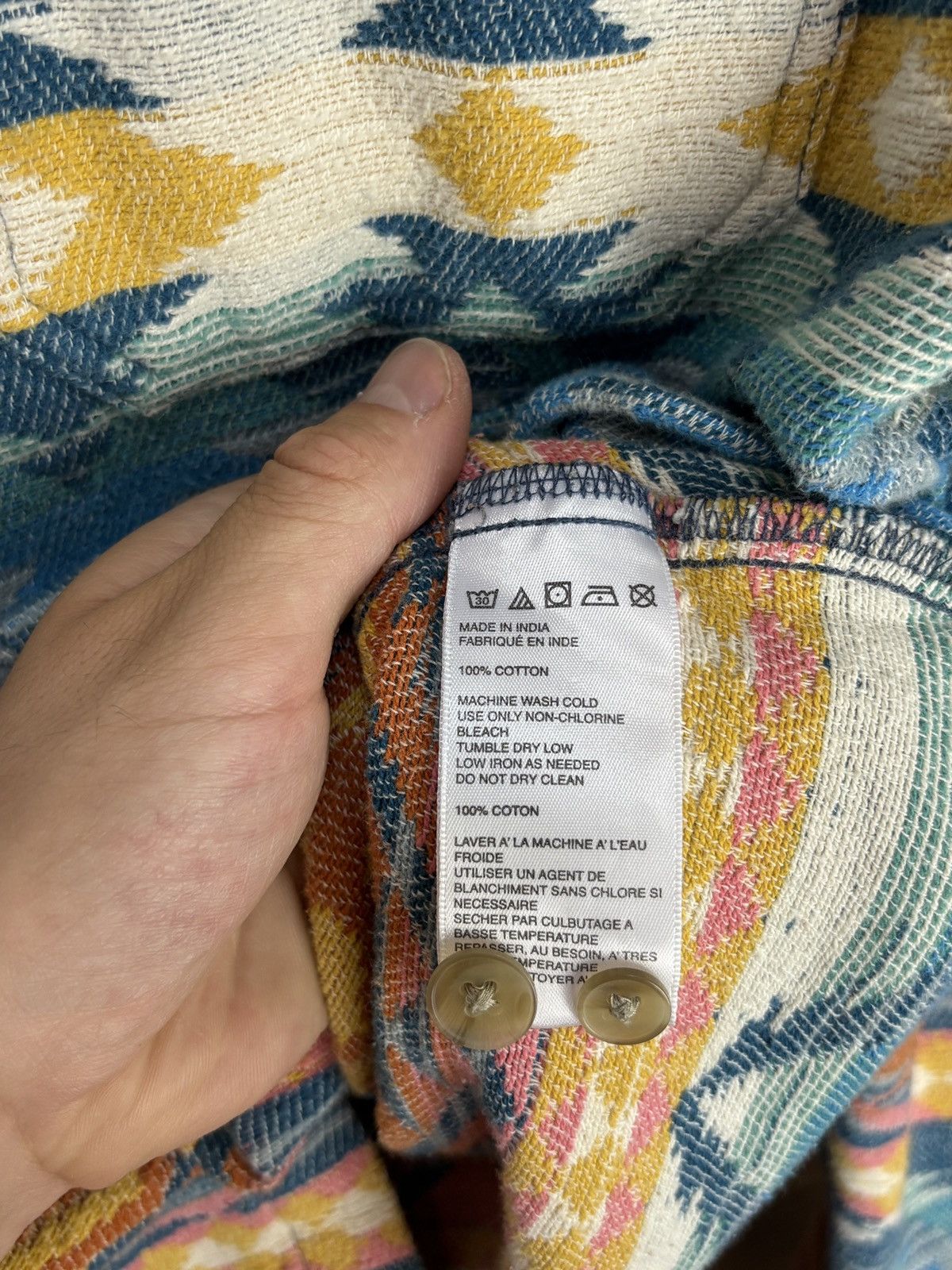Urban Outfitters Urban Outfitters Aztec Print Overshirt Jacket Size US S / EU 44-46 / 1 - 7 Thumbnail