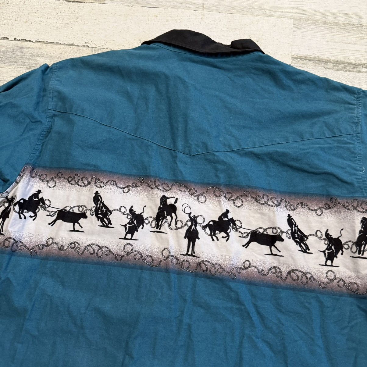 Vintage Cumberland Outfitters Pearl Snap Shirt Horse Stampede XXL Size US XXL / EU 58 / 5 - 4 Thumbnail