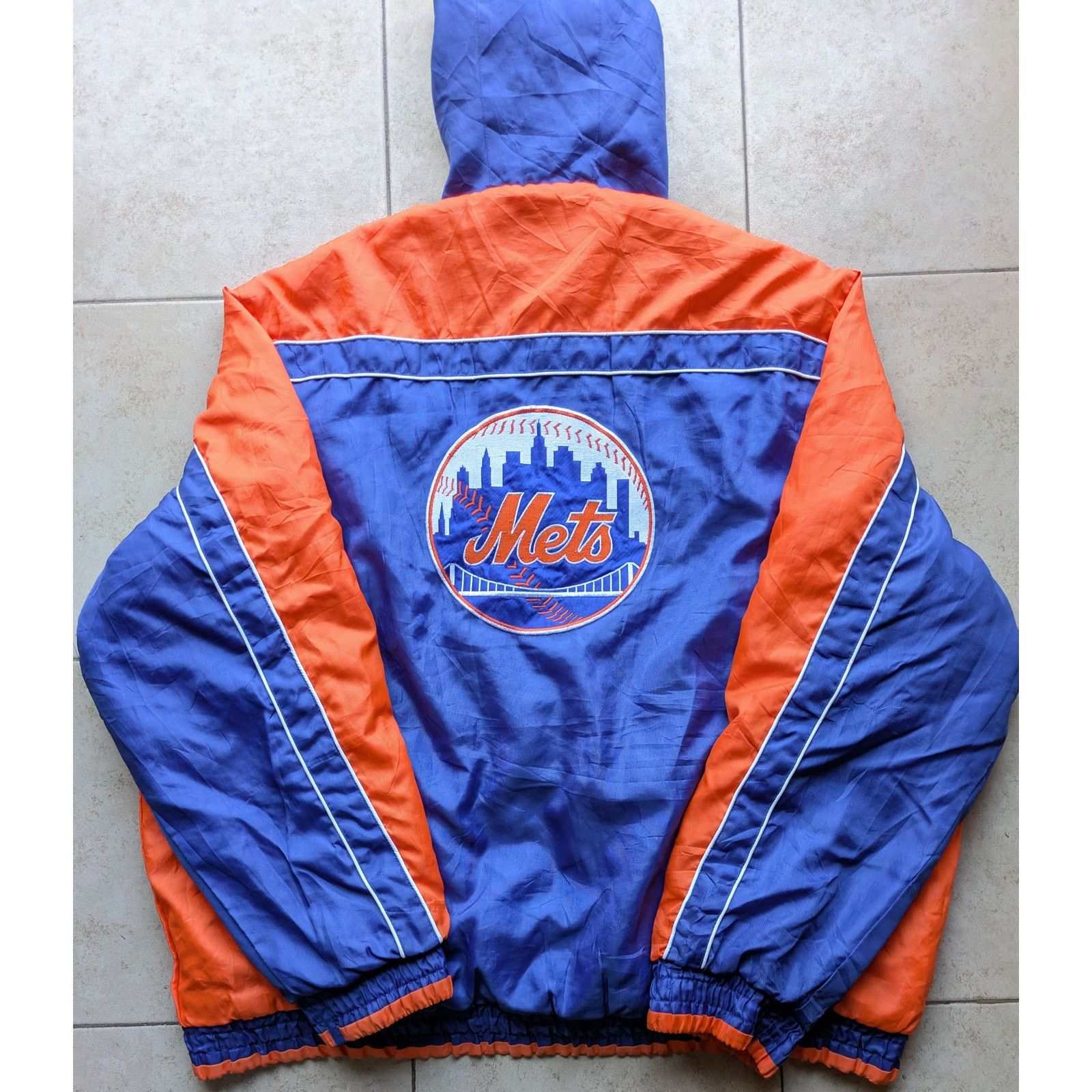MLB × Starter New York Mets 90s G-III puffer blue orange baseball vintage Size US XXL / EU 58 / 5 - 2 Thumbnail