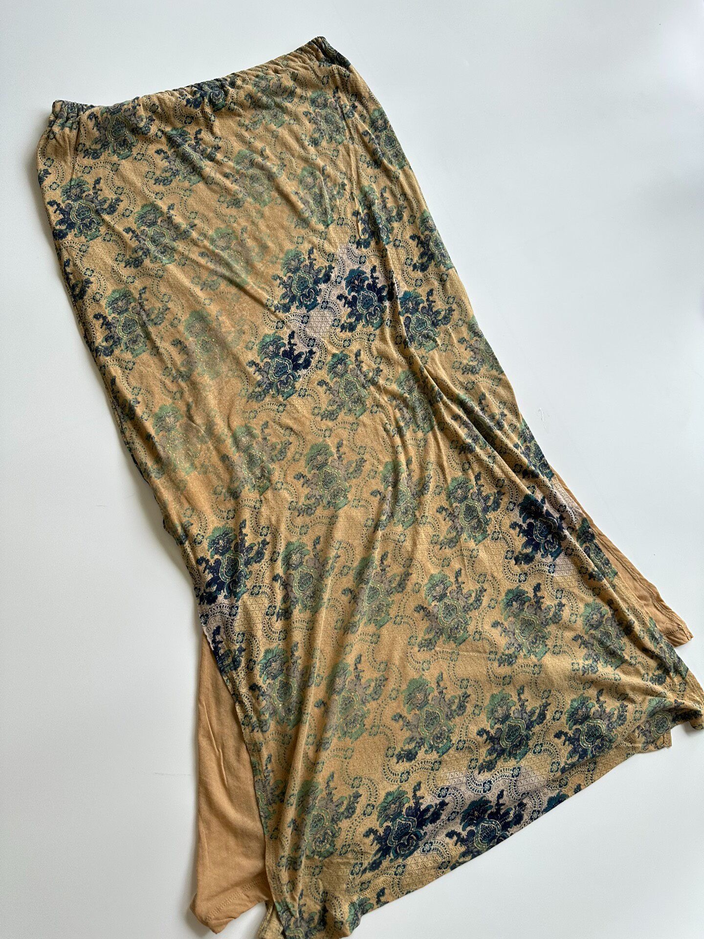 Issey Miyake ISSEY MIYAKE size3 Retro, ethnic-style long dress| Size 29" - 6 Thumbnail
