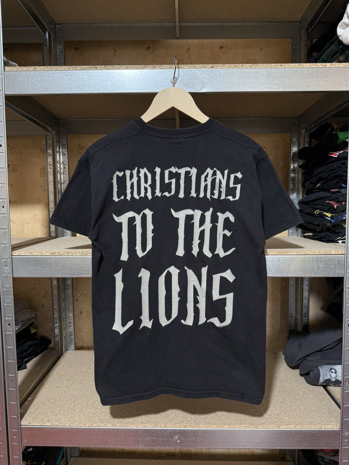 Band Tees × Vintage Vintage 2008 Behemoth Christian To The Lions T-Shirt Size US S / EU 44-46 / 1 - 2 Thumbnail