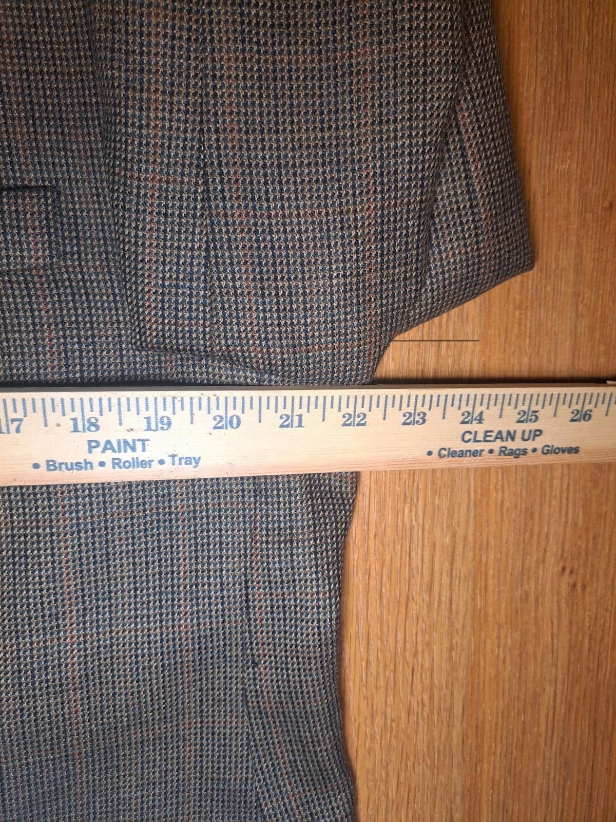 Polo Ralph Lauren Ralph Lauren Sport Coat Mens 42R Brown Houndstooth Lambswool Size 42R - 12 Thumbnail
