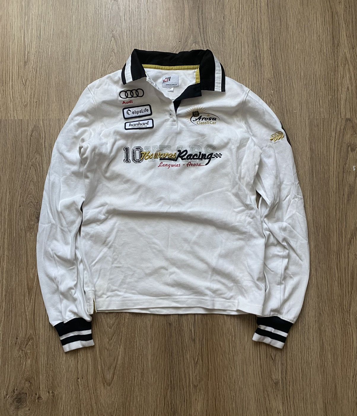 Audi × Vintage Vintage Arusa Classic Car Audi #10 Racing Long Sleeve Size US S / EU 44-46 / 1 - 1 Thumbnail
