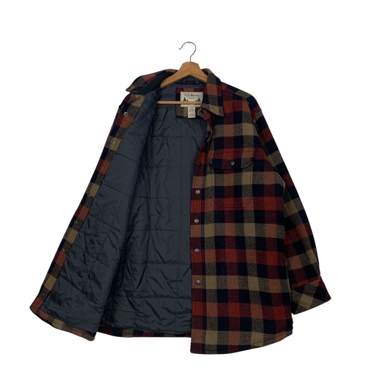 L.L. Bean 90’s L.L. BEAN Tartan Flannel Jacket #2486-C112 Size US M / EU 48-50 / 2 - 9 Thumbnail