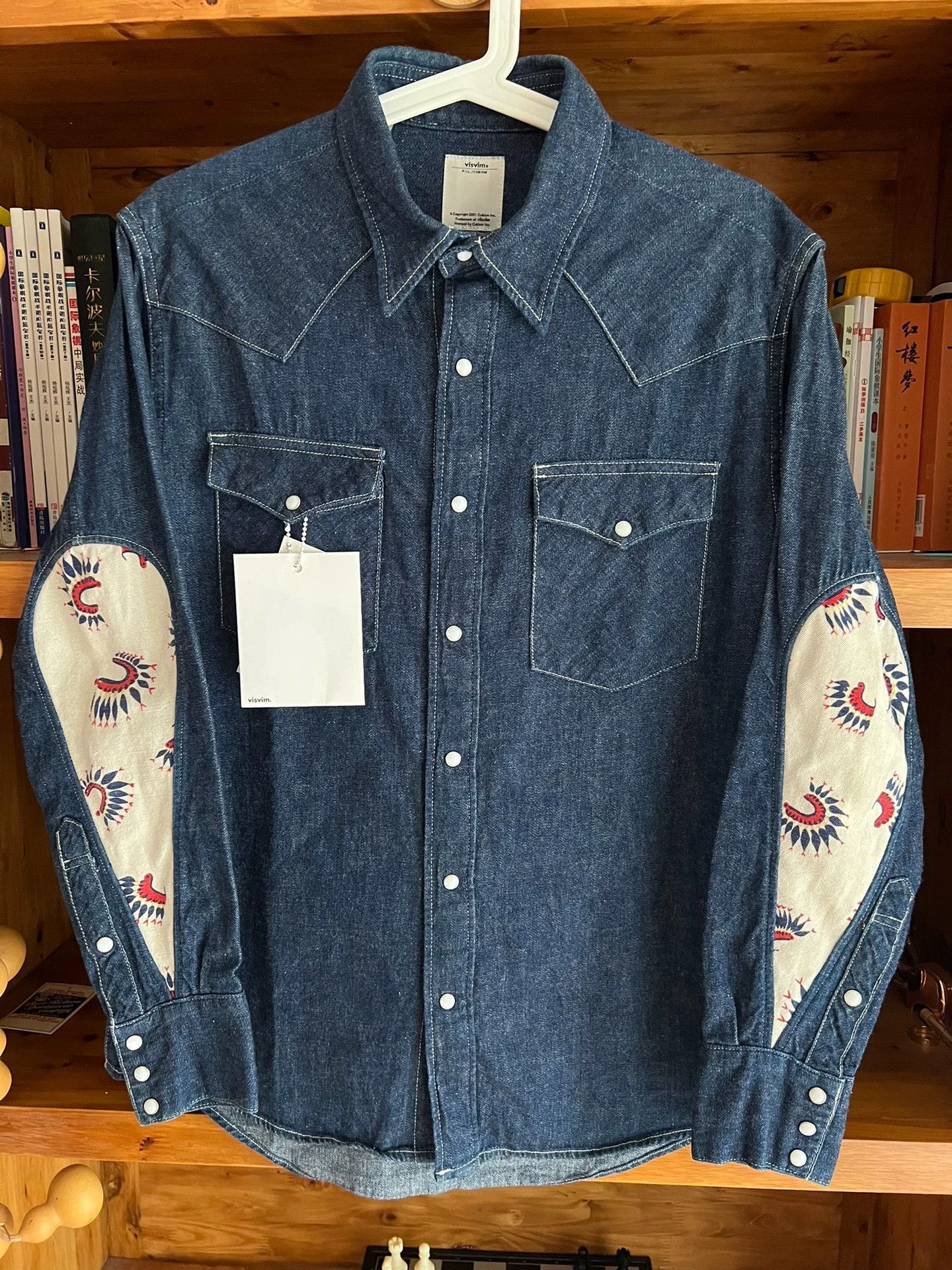 Visvim visvim 15aw Indian Drop Denim Shirt Size 1 Size US S / EU 44-46 / 1 - 1 Thumbnail