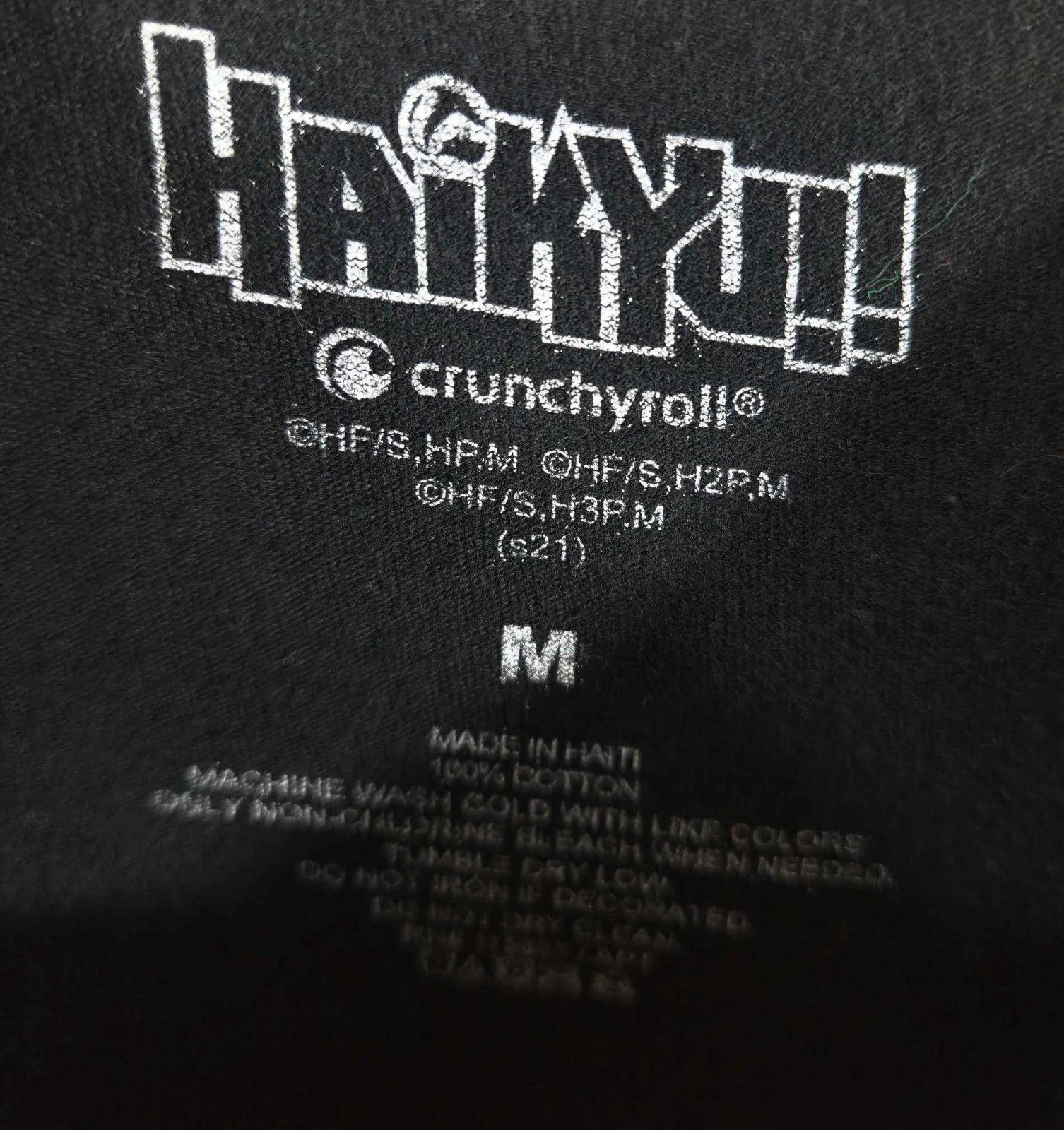 Designer Haikyuu!! Graphic Tee - M - Black Size M / US 6-8 / IT 42-44 - 2 Thumbnail