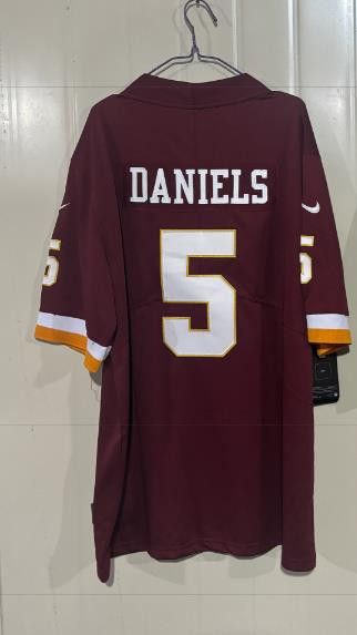 NFL Washington Commanders #5 Daniels Jersey Size US XL / EU 56 / 4 - 1 Thumbnail