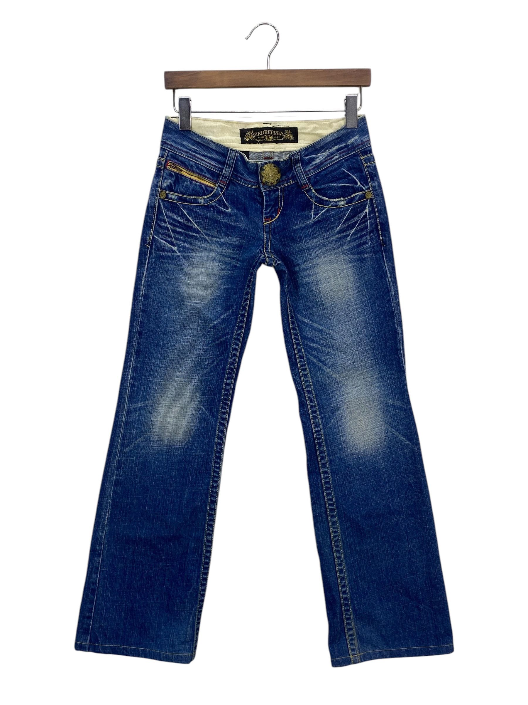 Japanese Brand Red Pepper Denim Bootcut Jeans Japanese Jeans Size 25" / US 0 / IT 36 - 2 Thumbnail