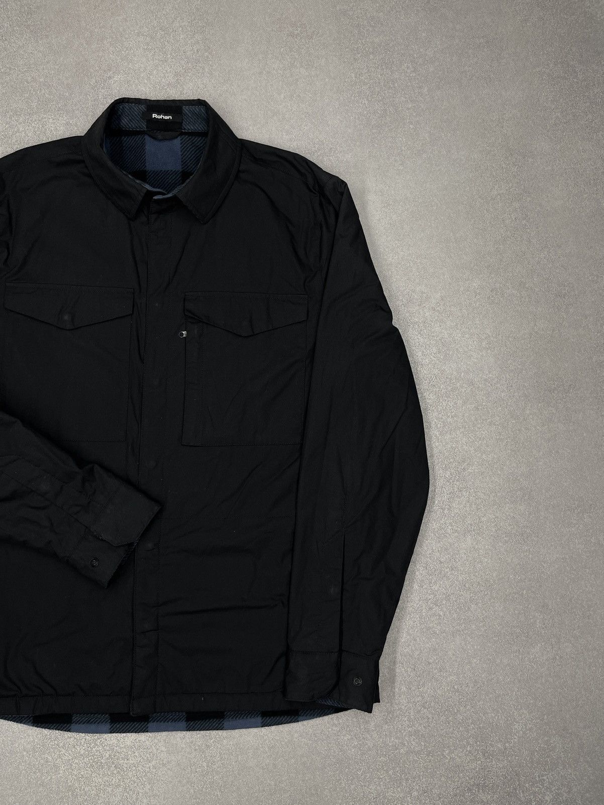 Other Rohan Field Reversible Insulated Jacket Black / Blue Flannel Size US M / EU 48-50 / 2 - 5 Thumbnail
