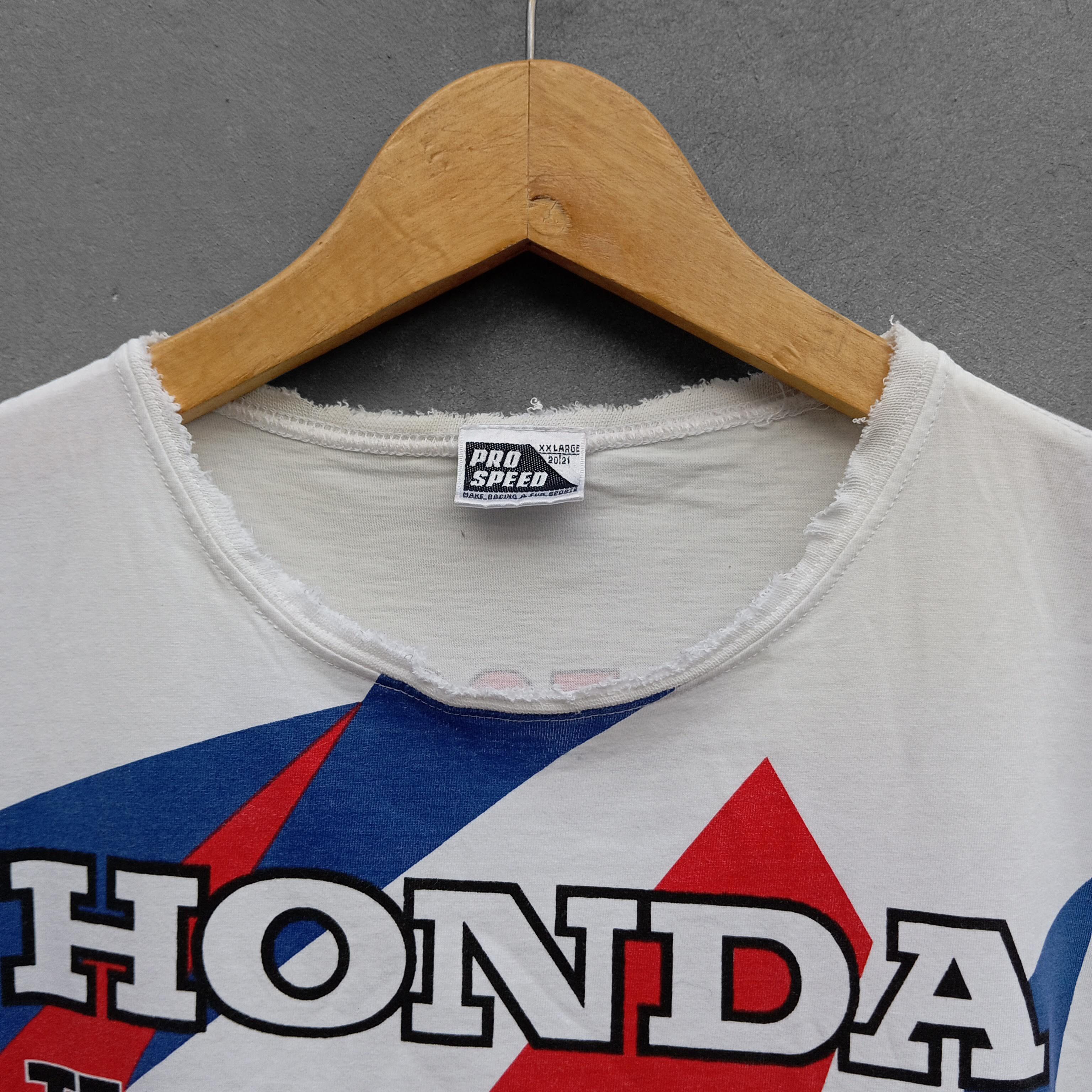 Honda vintage rare HONDA hrc moto pro speed all over print t shirt Size US L / EU 52-54 / 3 - 3 Thumbnail