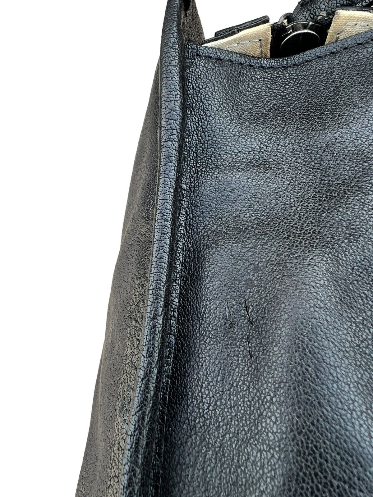 Other Vintage Tsuchiya Kaban Black Leather Briefcase Bag Size ONE SIZE - 13 Thumbnail