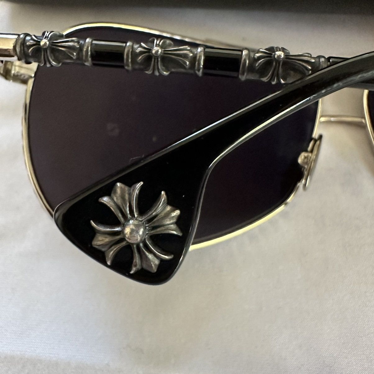 Chrome Hearts Chrome Hearts 'Beast BBC' Black Gradient 925 Silver Glasses Size ONE SIZE - 5 Thumbnail