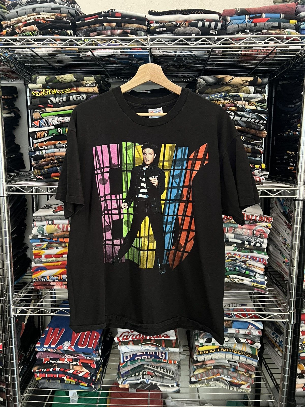 Band Tees 1991 Elvis Presley Winterland Rock Express Tee 90s Size US XL / EU 56 / 4 - 1 Thumbnail