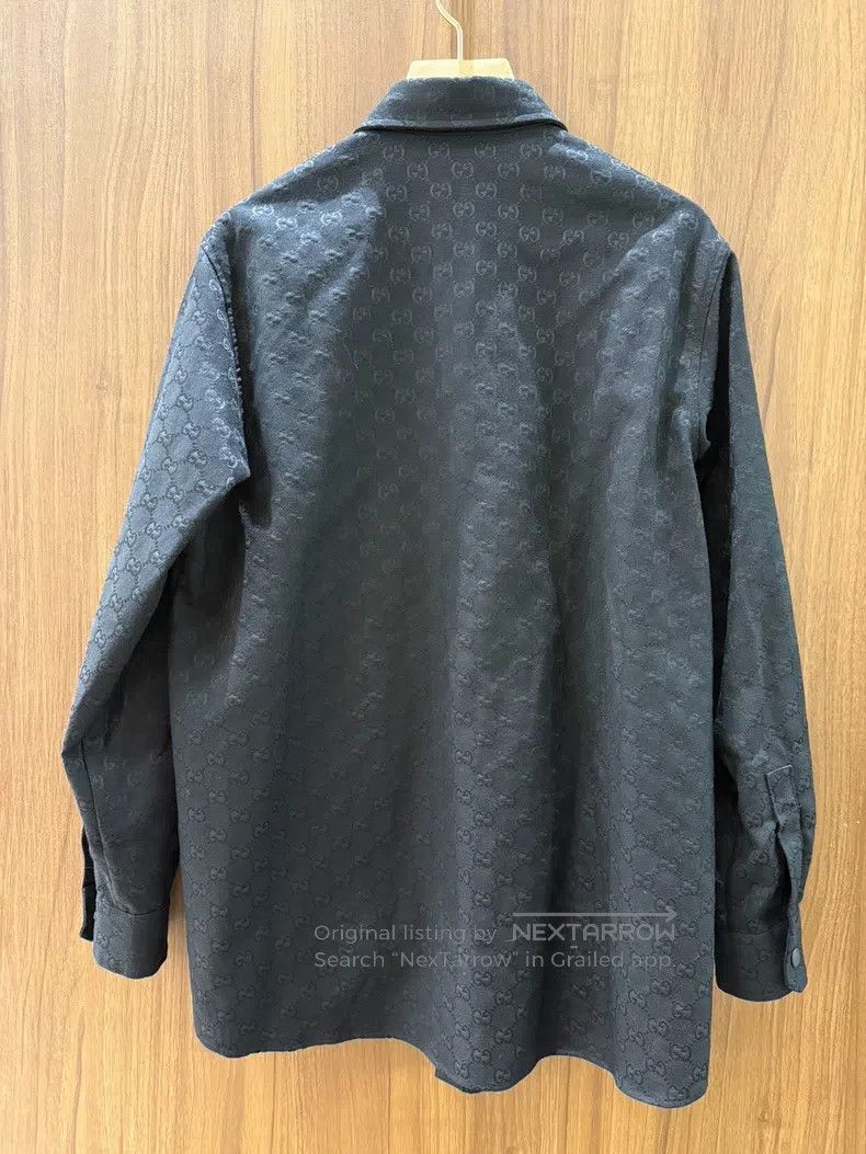 Gucci Gucci Long-sleeved shirt with black old-fashioned full pri Size US XS / EU 42 / 0 - 2 Thumbnail