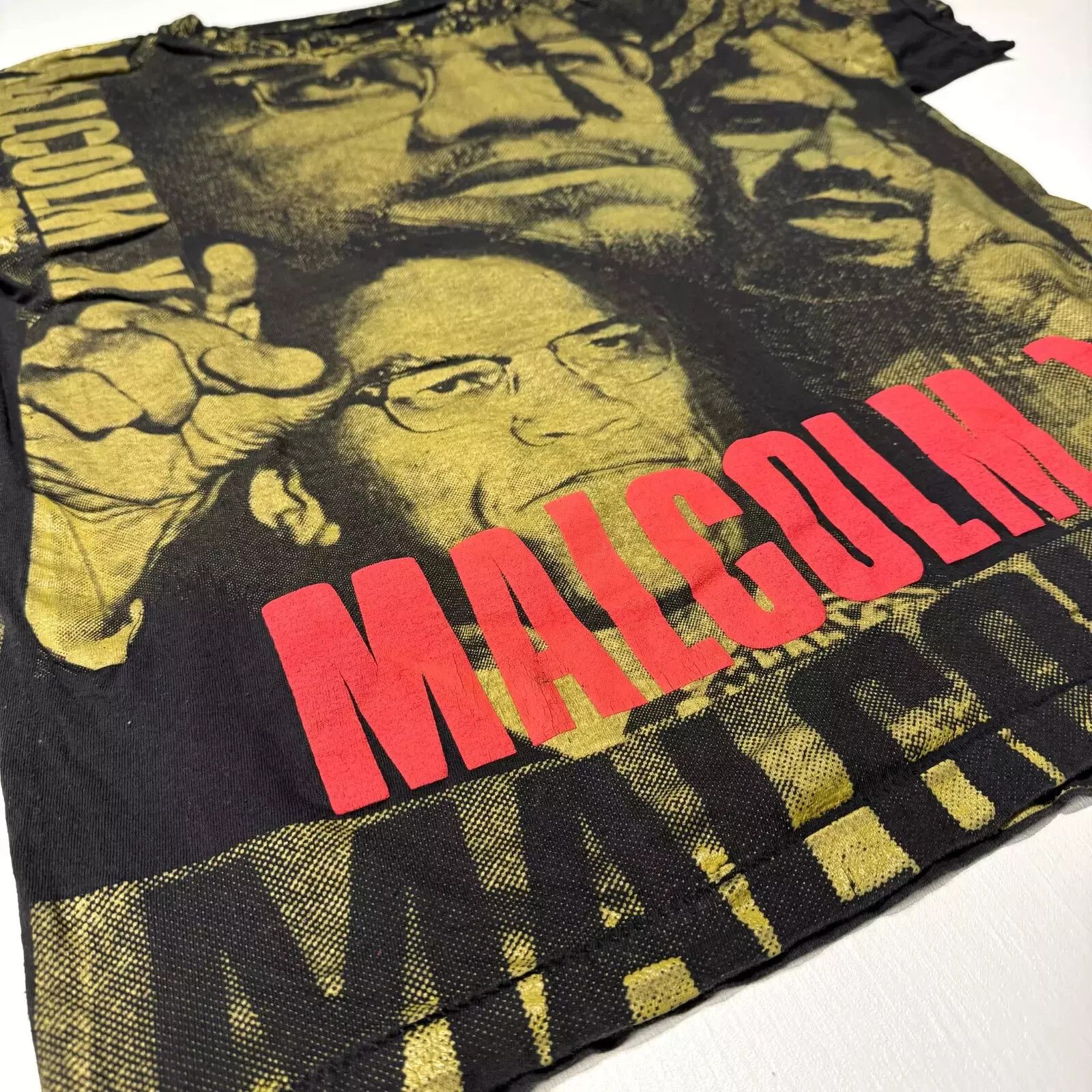 Vintage Vintage Malcolm X All Over Print Double Sided AOP Tee Size US M / EU 48-50 / 2 - 3 Thumbnail